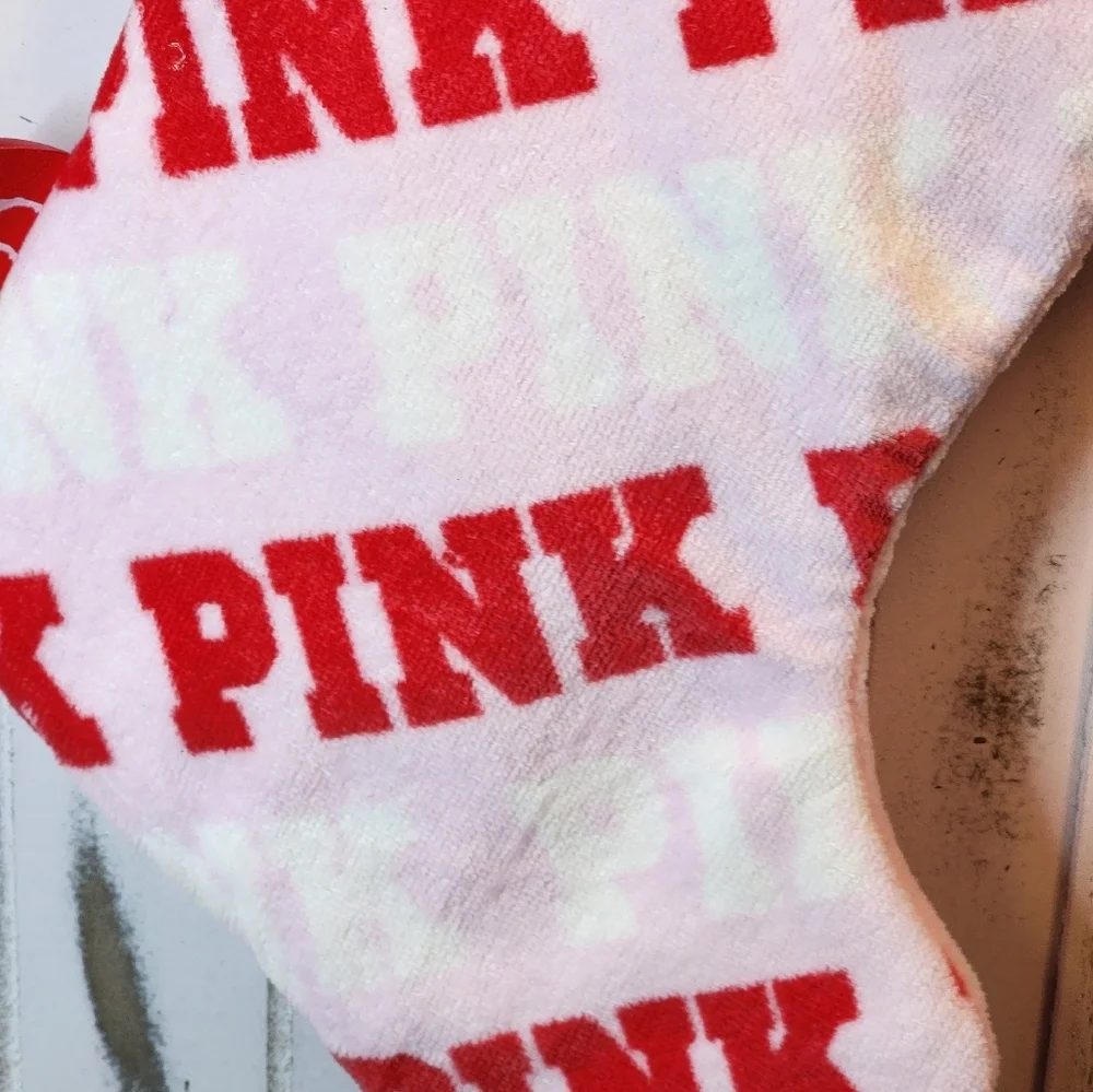 PINK Victoria's Secret Logo Holiday Stocking